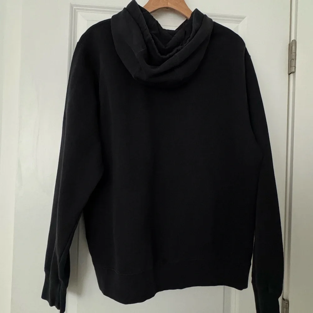 Nike men’s black basic hooded hoodie sweatshirt sweater size large - Picture 3 of 4